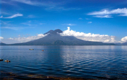 Guatemala, jezero Atitln